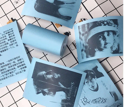 Compact Bluetooth thermal printer for instant photo printing, with wireless connectivity and customizable templates