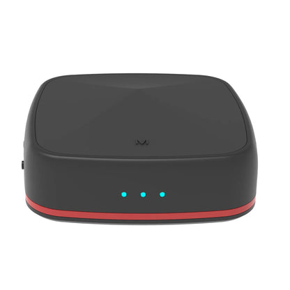 Black optical fibre Bluetooth 5.0 adapter with CSR8675 chip for wireless audio transmission