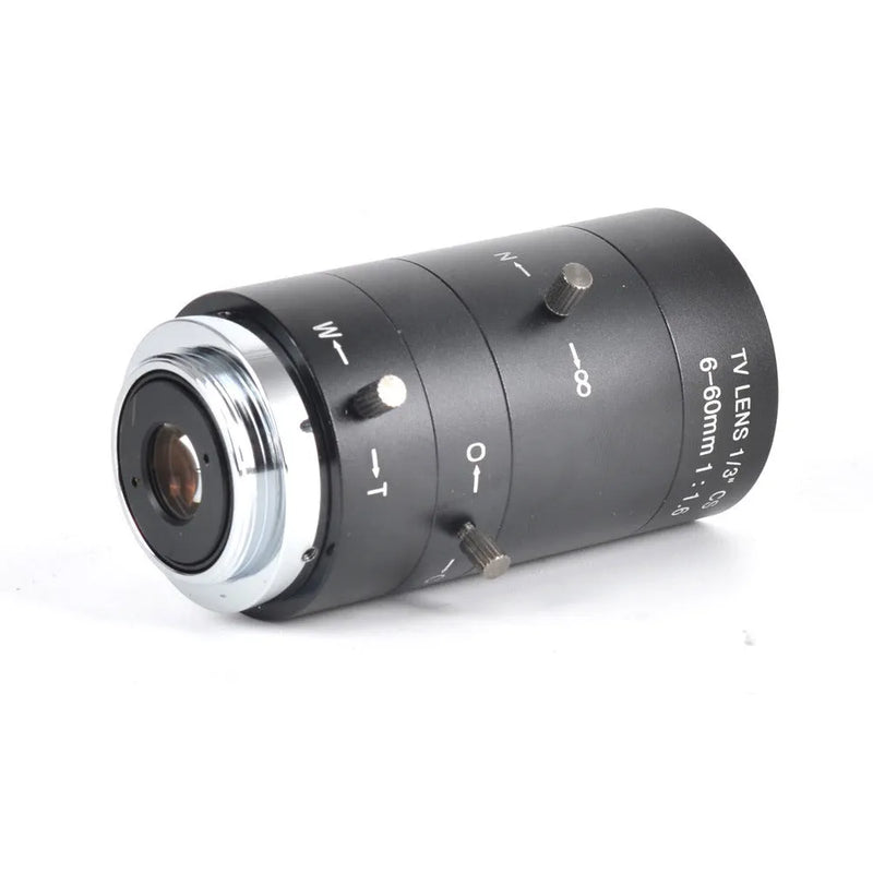 CS Mount Manual Aperture Camera Lens 6-60mm with 1/3