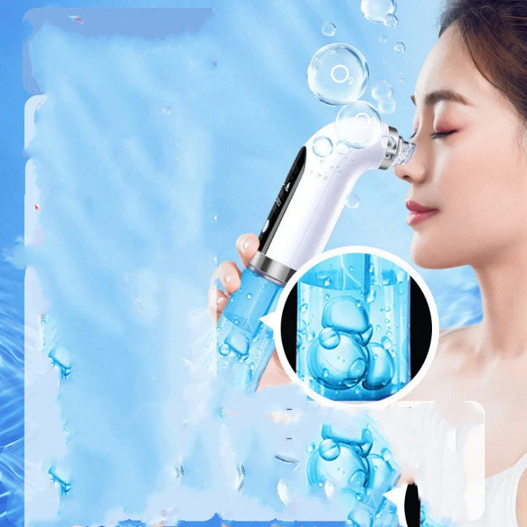 Electric Vacuum Blackhead Acne Pore Cleaner with six replaceable probes