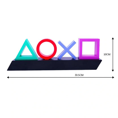 E-Sports game atmosphere night light with colourful LED effects and compact 300mm design