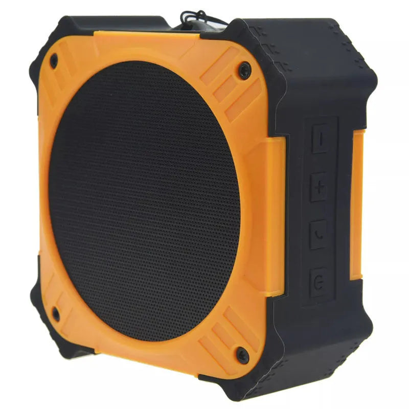 Black or blue compact waterproof 20h playtime portable Bluetooth outdoor speaker 10.1x10.1x4.7cm