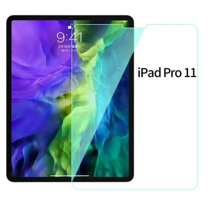 Tempered glass iPad screen protector for Pro 11, Pro 12.9 and mini 4/5 with anti-blue light and anti-fingerprint coating