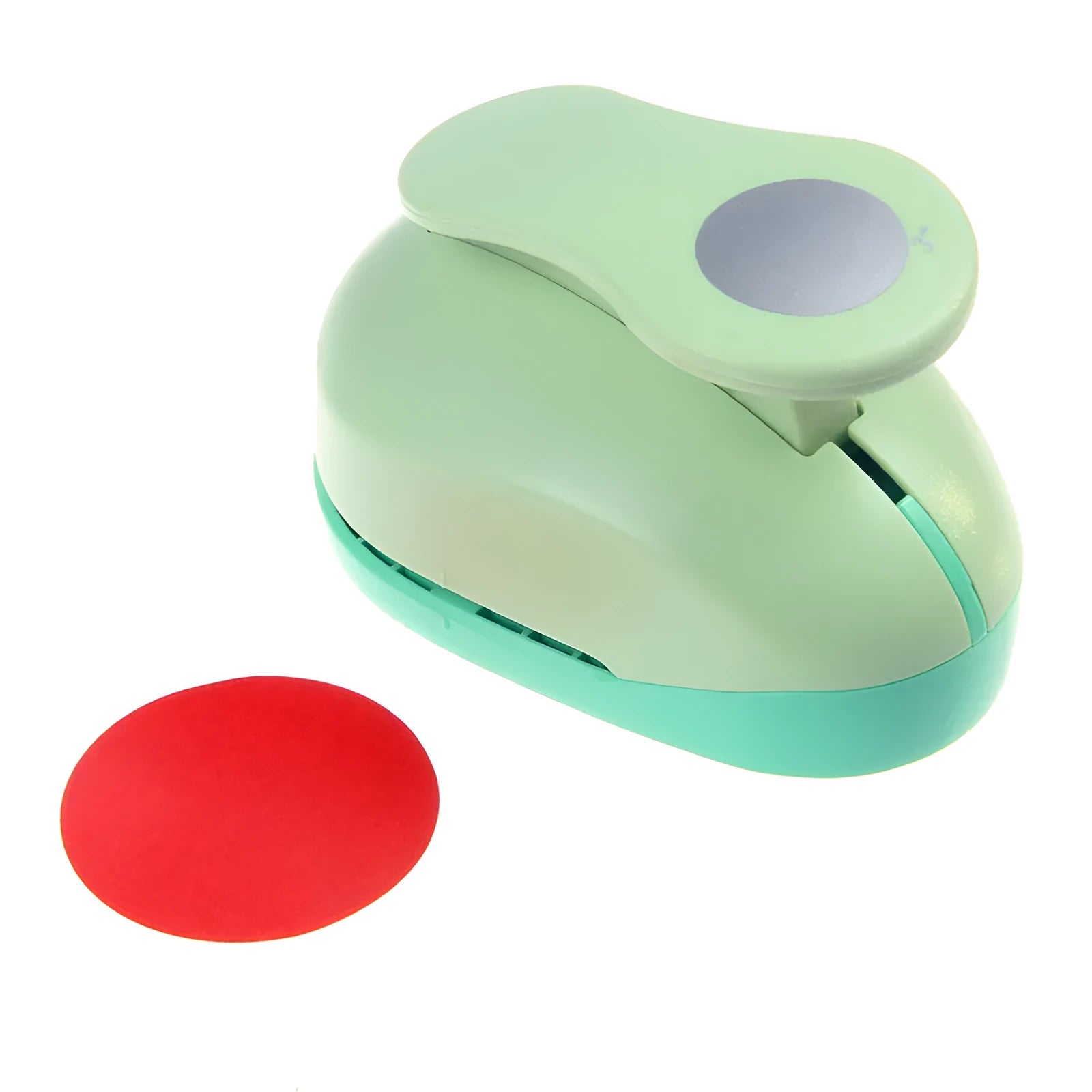 Round children's puzzle embossing machine with colourful design and six size options for paper crafts