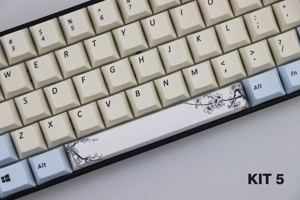 Single 6.25U PBT mechanical keyboard keycap in Cherry profile, shown in multiple colour options.