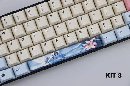 Single 6.25U PBT mechanical keyboard keycap in Cherry profile, shown in multiple colour options.