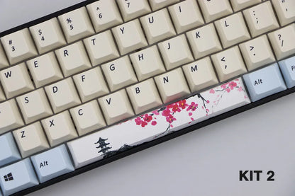 Single 6.25U PBT mechanical keyboard keycap in Cherry profile, shown in multiple colour options.