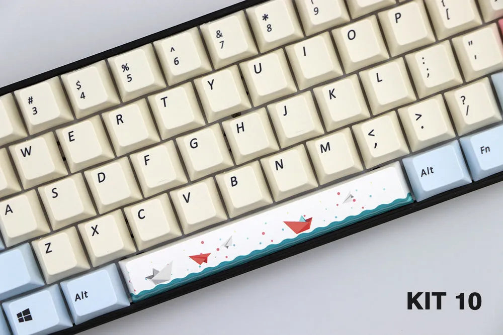 Single 6.25U PBT mechanical keyboard keycap in Cherry profile, shown in multiple colour options.