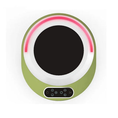Red and green ultrasonic mosquito repellent devices on a white background.
