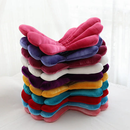 Sumptuous velvet chair cushion with unique rose pattern, available in a range of sophisticated colours