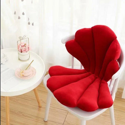 Sumptuous velvet chair cushion with unique rose pattern, available in a range of sophisticated colours