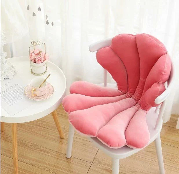 Sumptuous velvet chair cushion with unique rose pattern, available in a range of sophisticated colours