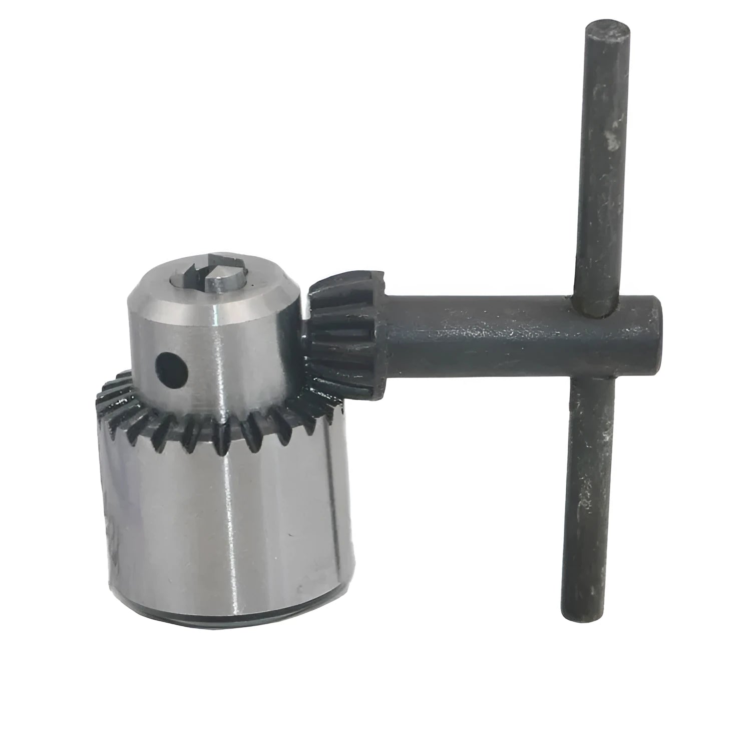 Four hard alloy drill chucks with sleeves showing 3.17mm tail holes for electric drill compatibility