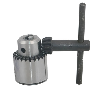 Four hard alloy drill chucks with sleeves showing 3.17mm tail holes for electric drill compatibility
