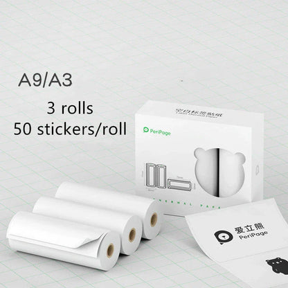 Compact Bluetooth thermal printer for instant photo printing, with wireless connectivity and customizable templates