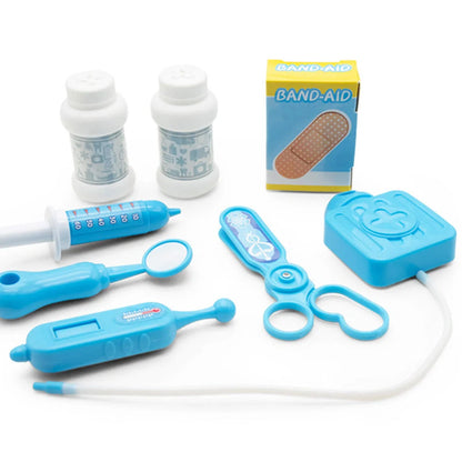17PCS Children Pretend Play Doctor Toy Set with Portable Backpack