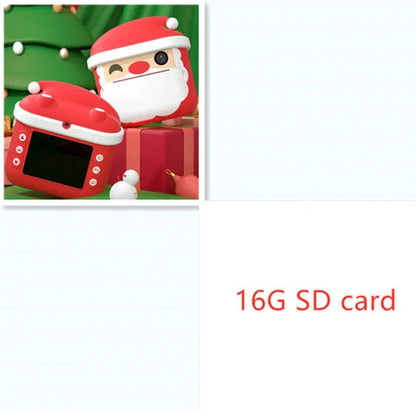 Children's digital camera with photo printing feature in bright colours