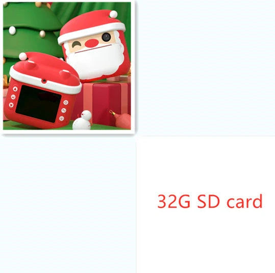 Children's digital camera with photo printing feature in bright colours