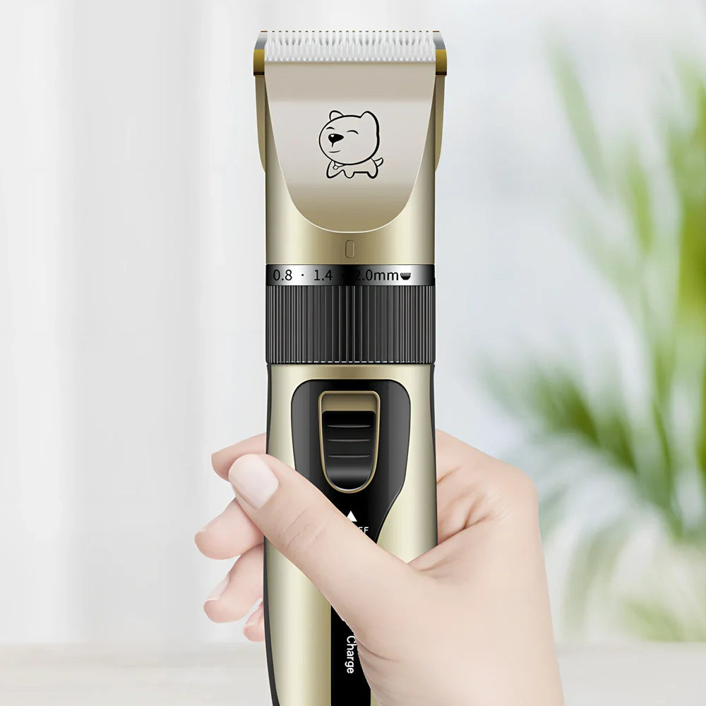 Bodaner professional pet hair clipper with rechargeable motor and stainless steel blades for dog grooming