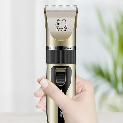 Bodaner professional pet hair clipper with rechargeable motor and stainless steel blades for dog grooming