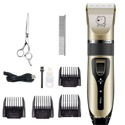 Bodaner professional pet hair clipper with rechargeable motor and stainless steel blades for dog grooming