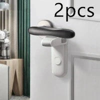 Children's safety door lever lock with 3M tape for easy installation