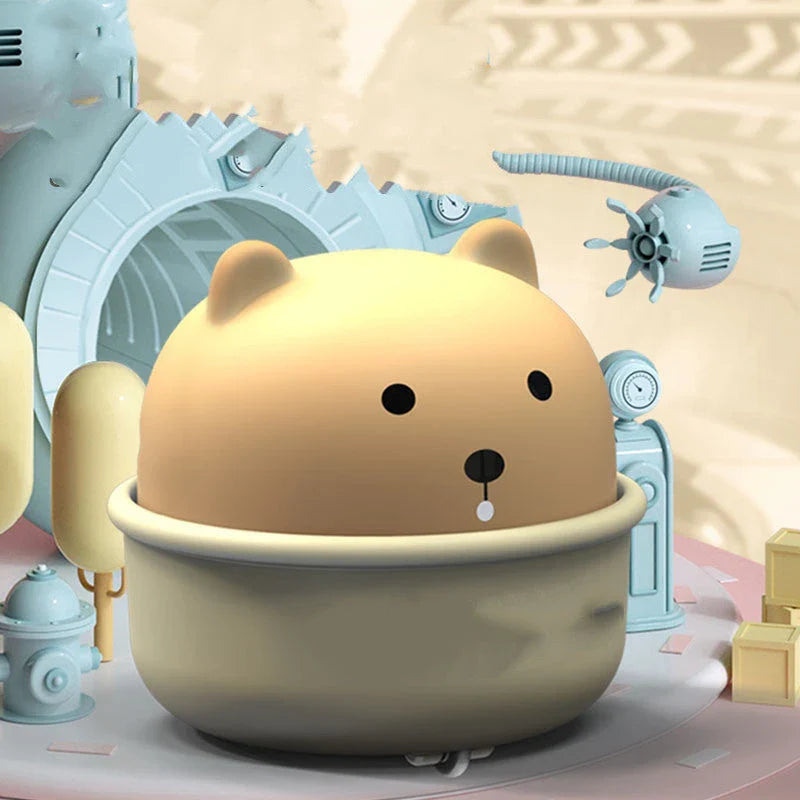 Charming wind-up animal toy cars in various colors for toddlers and young children
