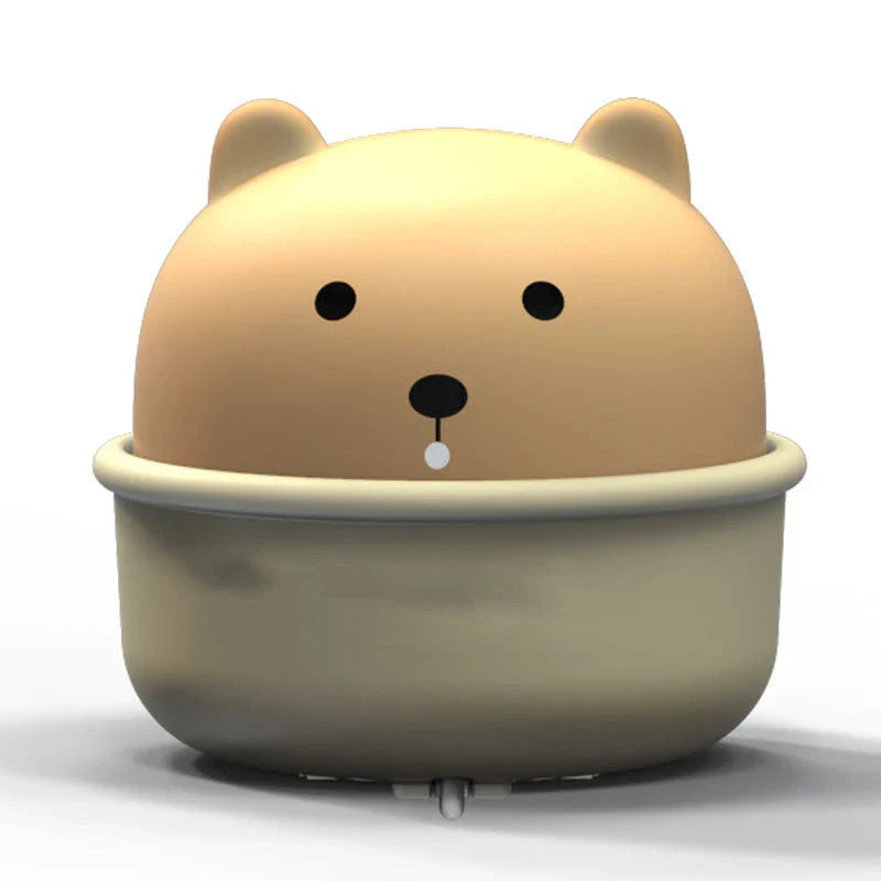 Charming wind-up animal toy cars in various colors for toddlers and young children