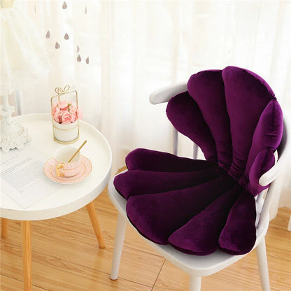 Sumptuous velvet chair cushion with unique rose pattern, available in a range of sophisticated colours