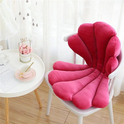 Sumptuous velvet chair cushion with unique rose pattern, available in a range of sophisticated colours