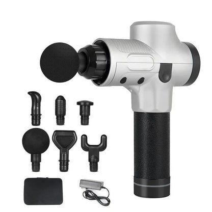 Electric Muscle Massage Gun - 30 Speed Settings with 7 Interchangeable ...