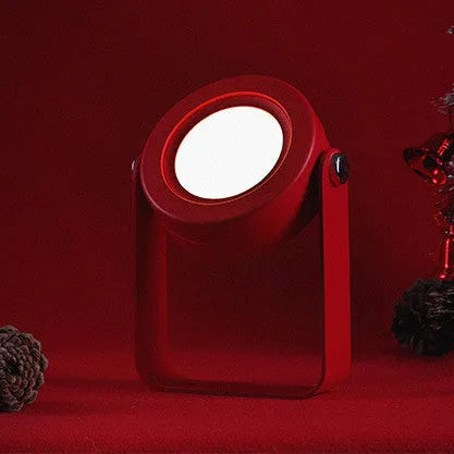 Foldable touch dimmable LED night light showing table lamp and lantern configurations