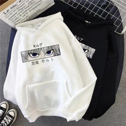 Loose hoodie women sweater in milk silk polyester with hood, available in black grey pink yellow sizes S to XXXL