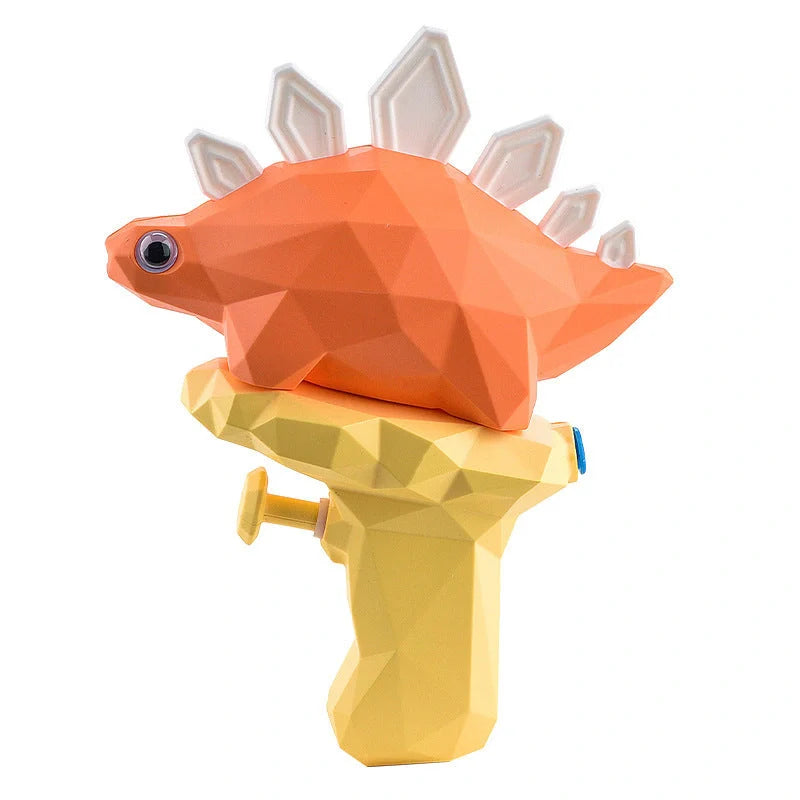 Dinosaur water guns for kids in five vibrant colours, perfect for summer outdoor play
