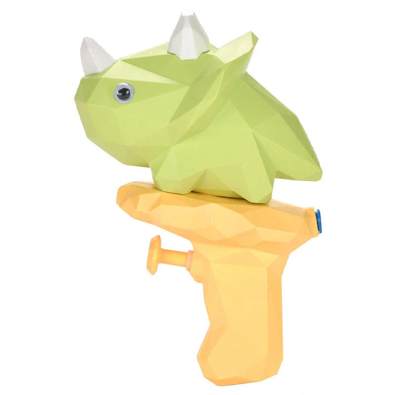 Dinosaur water guns for kids in five vibrant colours, perfect for summer outdoor play