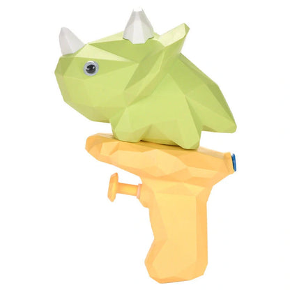 Dinosaur water guns for kids in five vibrant colours, perfect for summer outdoor play