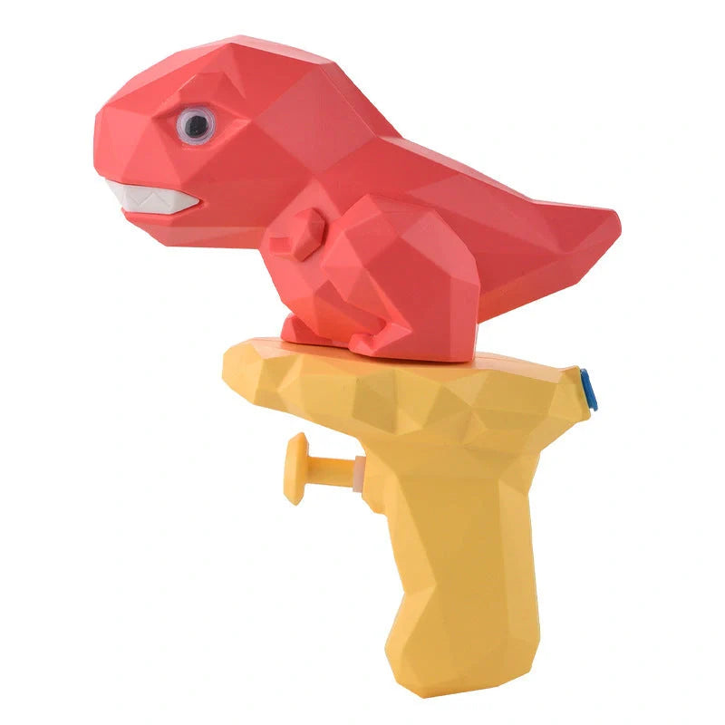 Dinosaur water guns for kids in five vibrant colours, perfect for summer outdoor play