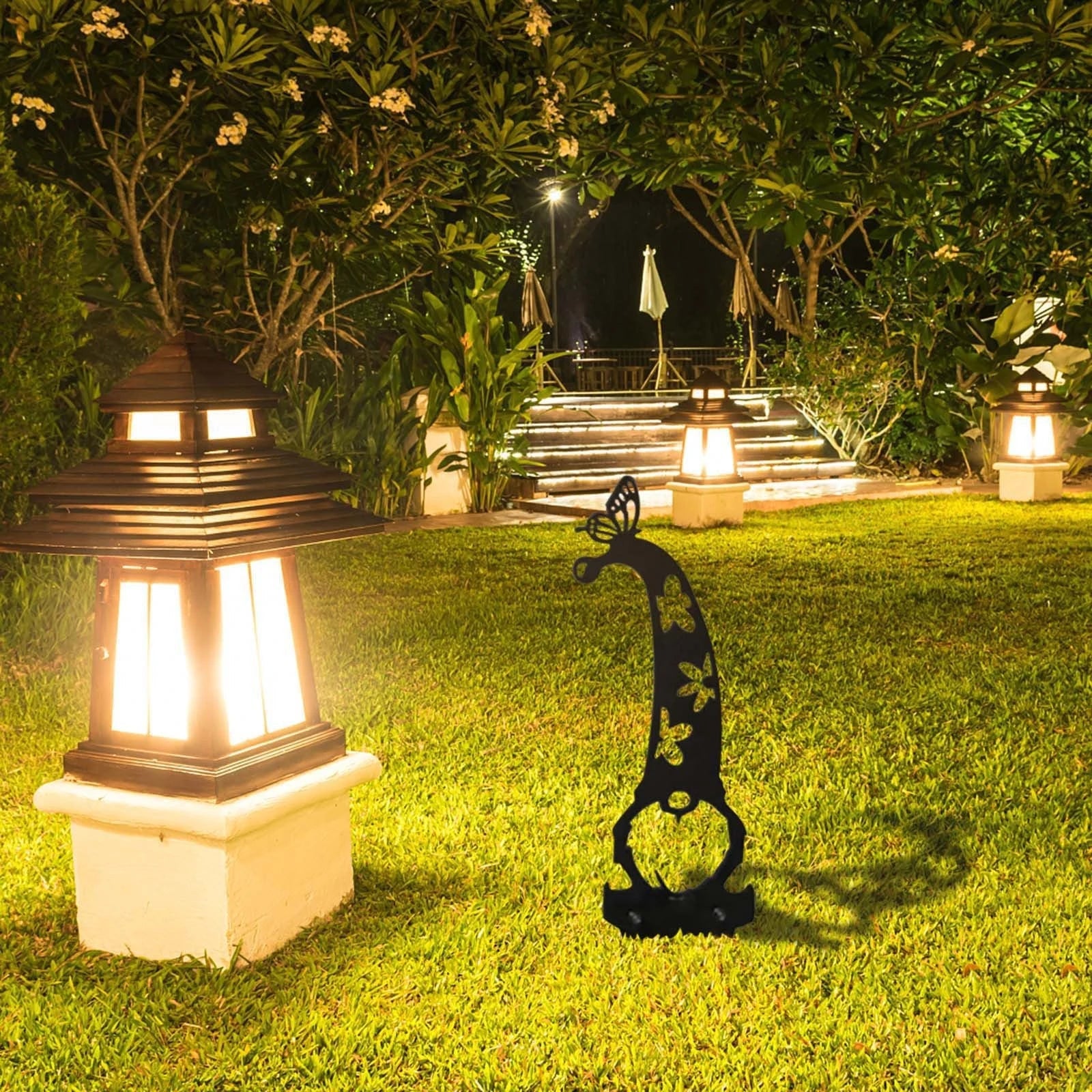 Detailed metal hummingbird ornament in various styles for garden and outdoor decor