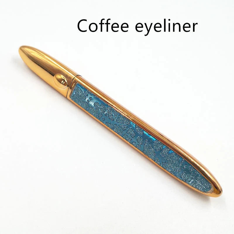 Self-adhesive false eyelashes with multicolour eyeliner for easy application and vibrant looks