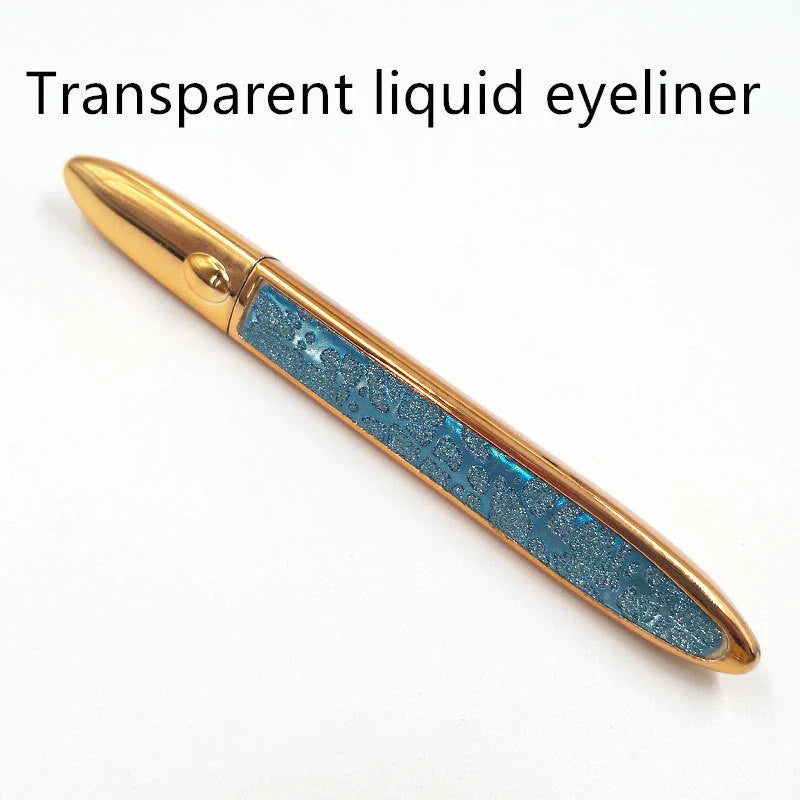 Self-adhesive false eyelashes with multicolour eyeliner for easy application and vibrant looks