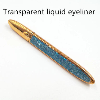 Self-adhesive false eyelashes with multicolour eyeliner for easy application and vibrant looks