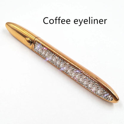 Self-adhesive false eyelashes with multicolour eyeliner for easy application and vibrant looks
