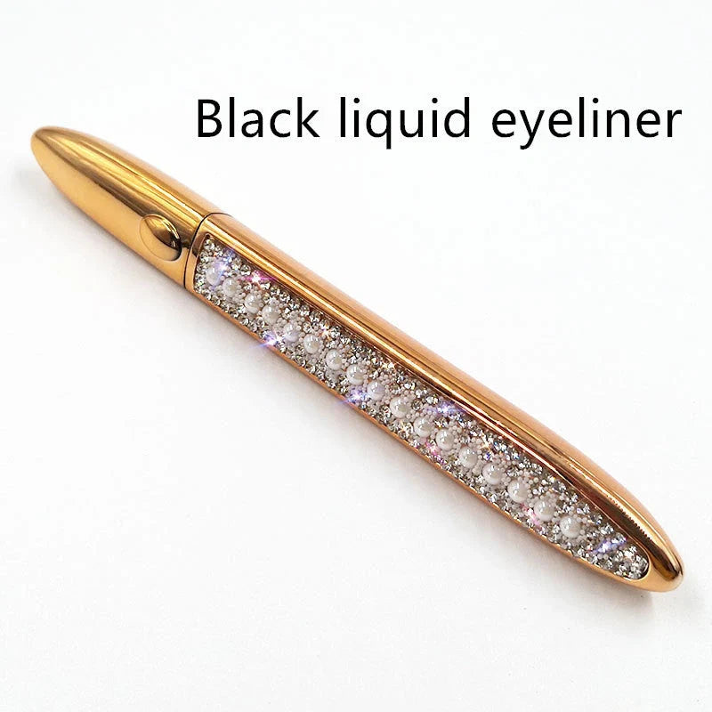 Self-adhesive false eyelashes with multicolour eyeliner for easy application and vibrant looks