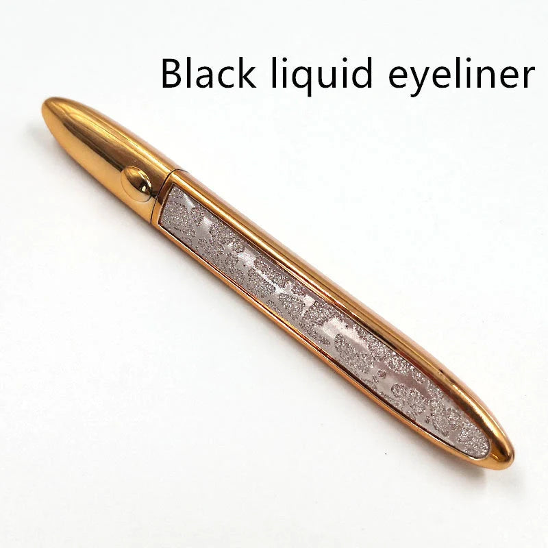 Self-adhesive false eyelashes with multicolour eyeliner for easy application and vibrant looks