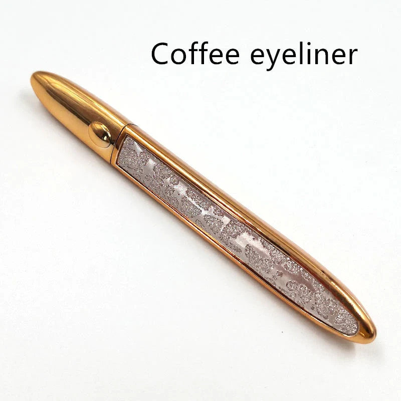 Self-adhesive false eyelashes with multicolour eyeliner for easy application and vibrant looks