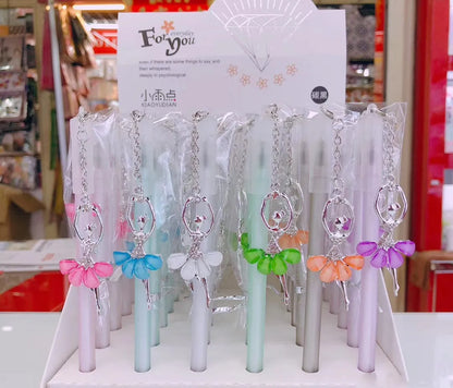 Little Angel Girl Water Pendant Gel Pen with decorative design and 0.5mm tip