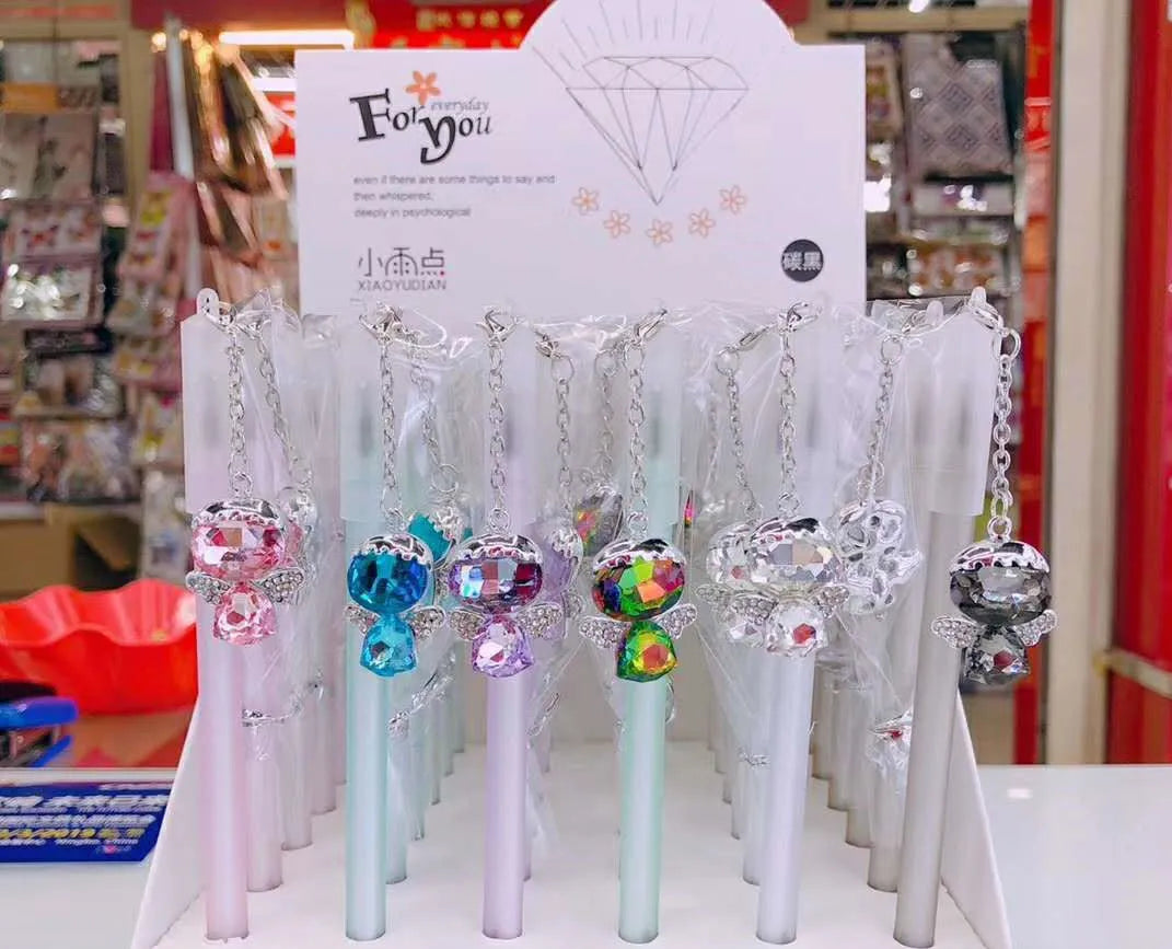 Little Angel Girl Water Pendant Gel Pen with decorative design and 0.5mm tip