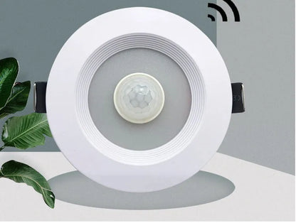 Infrared body sensing aluminium LED down light for kitchen, study or toilet installation