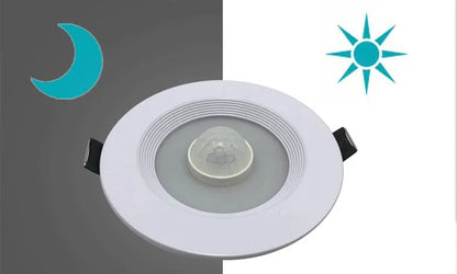 Infrared body sensing aluminium LED down light for kitchen, study or toilet installation