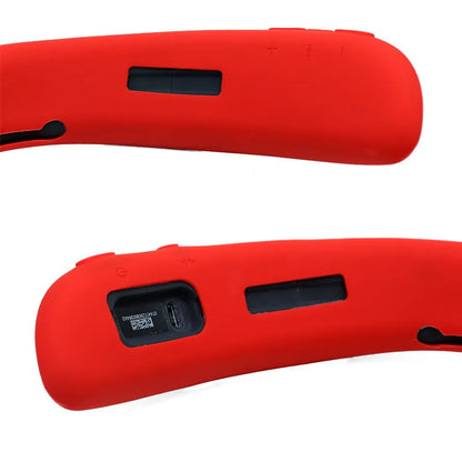Silicone case for Bluetooth audio wireless surround speaker in pink, yellow, red, black, mint green, midnight blue, and flower colour